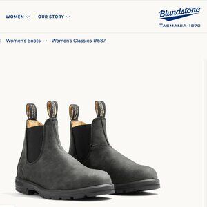 Blundstone grey suede Chelsea Boot AUS 5.5, US size 8